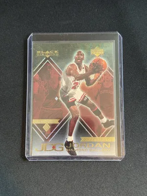 1999-00 Upper Deck Black Diamond - Jordan Diamond Gallery Michael Jordan #DG1 front