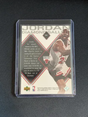 1999-00 Upper Deck Black Diamond - Jordan Diamond Gallery Michael Jordan #DG1 back