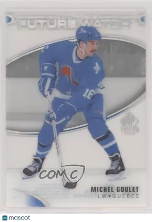 2020-21 SP Signature Edition Legends Michel Goulet #422 Future Watch Acetate front