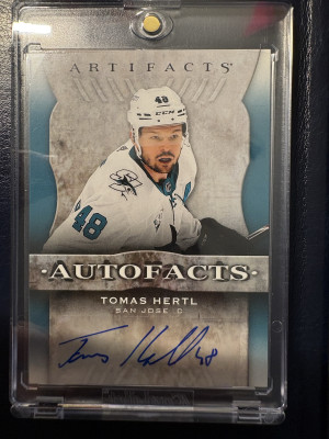 2021-22 Artifacts, Tomas Hertl - Autofacts front