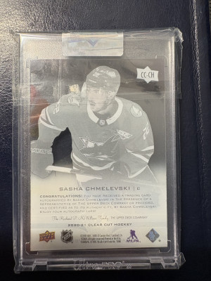 2020-21 Clear Cut Hockey, Sasha Chmelevski back