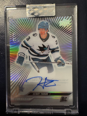 2023-24 Clear Cut Hockey, Henry Thrun, Outburst /25 front