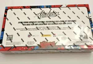 2025 Panini Absolute Football Countdown Advent Holiday Calendar Box (Sealed) back