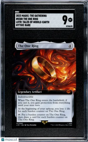 2023 Magic: The Gathering Lord Of The Rings: Tales Of Middle-Earth The One Ring SGC 9 #0380 front