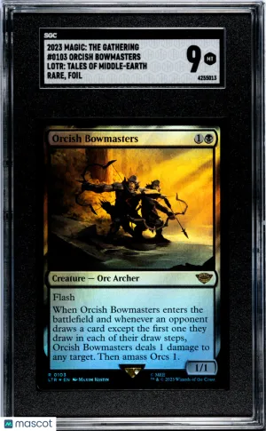 2023 Magic: The Gathering Lord Of The Rings: Tales Of Middle-Earth Orcish Bowmasters SGC 9 #0103 front