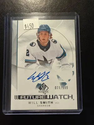 2024-25 SP Authentic Future Watch Auto Will Smith /999 front
