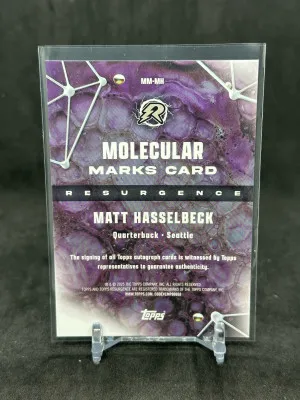 Matt Hasselbeck 2024 Topps Resurgence Molecular Marks Auto #MM-MH back