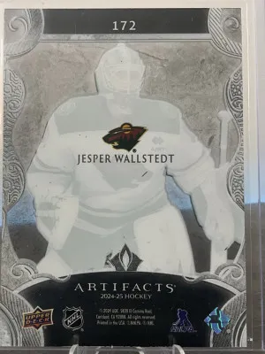 Jesper Wallstedt Artifacts Acetate Rookie back
