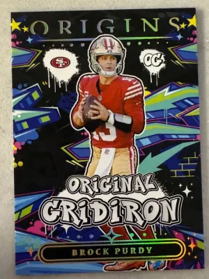 BROCK PURDY 2025Panini Origins Original Gridiron San Francisco 49ers - SP Hit front