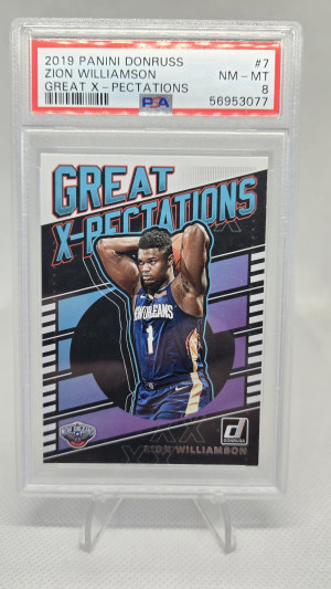 2019 Panini Donruss Great X-Pectations Zion Williamson Great X-Pectations front