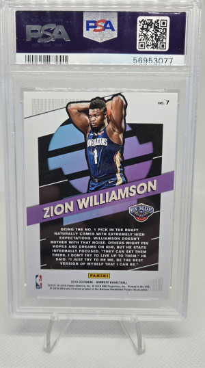 2019 Panini Donruss Great X-Pectations Zion Williamson Great X-Pectations back