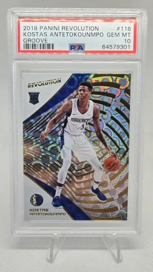 2018 Panini Revolution Kostas Antetokounmpo Groove front