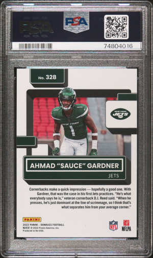 2022 Panini Donruss Sauce Gardner back
