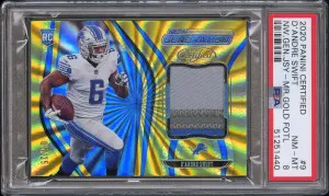 2020 Panini Certified New Generation Jerseys D'andre Swift Nw.gen.jsy-Mr.gold Fotl front