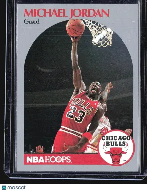 1990-91 NBA Hoops Michael Jordan #65 front