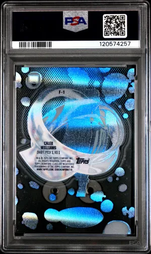 2024 Topps Signature Class Fluidity Caleb Williams #F1 PSA 10 back