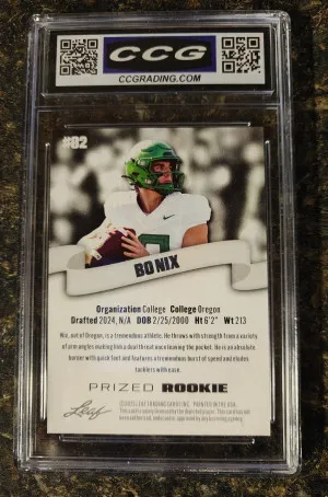 2023 Leaf Prized Rookie back