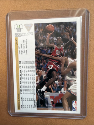 1994-95 Upper Deck Michael Jordan #44 back