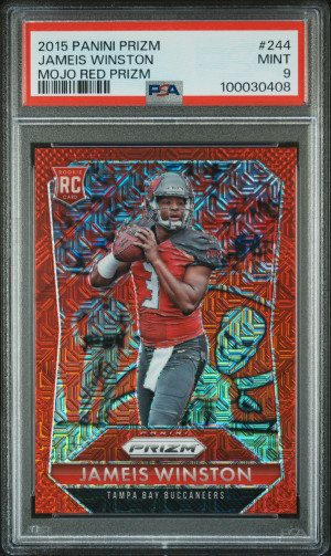 2015 Panini Prizm Jameis Winston Mojo Psa 9  /99 front