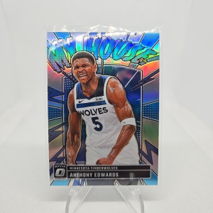 2024 Panini Donruss Optic My House 2 Anthony Edwards Silver Prizm front