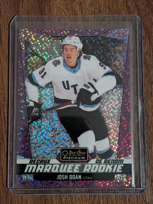 First print Josh Doan marquee rookies violet pixels front