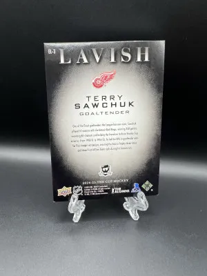 Terry Sawchuk 2024-25 Upper Deck The Cup Lavish /50 back