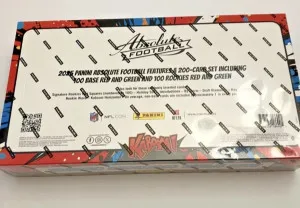 2025 Panini Absolute Football Countdown Advent Holiday Calendar Box (Sealed) back