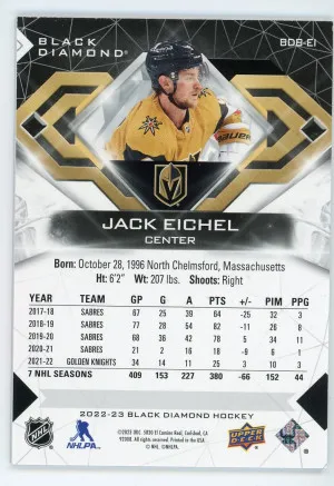 2022-23 Black Diamond Jack Eichel 179/349 #BDB-EI back