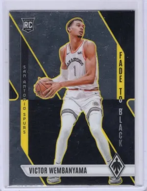 2023-24 Panini Phoenix - Fade To Black Victor Wembanyama #11 (RC) front