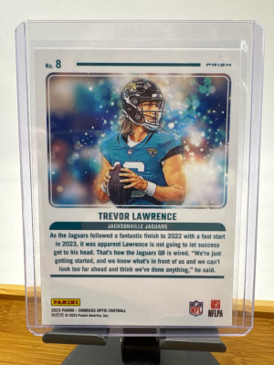 Trevor Lawrence Mythical Case Hit 2023 Optic! back