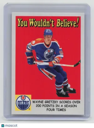 2024-25 Upper Deck Parkhurst Champions You Wouldn't Believe! Wayne Gretzky #YB-2 front
