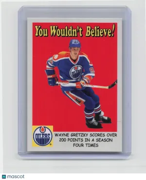 2024-25 Upper Deck Parkhurst Champions You Wouldn't Believe! Wayne Gretzky #YB-2 front