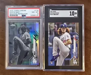 2020 Topps Chrome Negative Refractor front