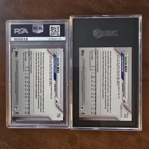 2020 Topps Chrome Negative Refractor back