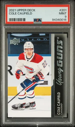 2021-2022 Upper Deck Cole Caufield front