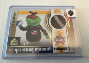 2024-25 SP Game Used All-Star Fabrics Mascot, Patch, Stinger /35 front