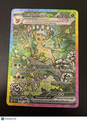 Sv: Prismatic Evolutions Leafeon Holo Special Illustration Rare Promo #144/131 front