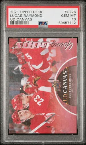 2021-2022 Upper Deck Ud Canvas Lucas Raymond Ud Canvas front