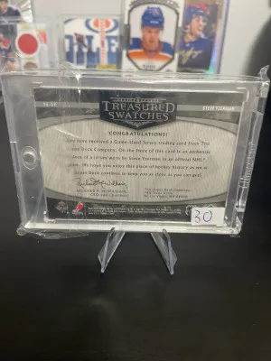 Steve Yzerman Treasure Swatches 50/50 back