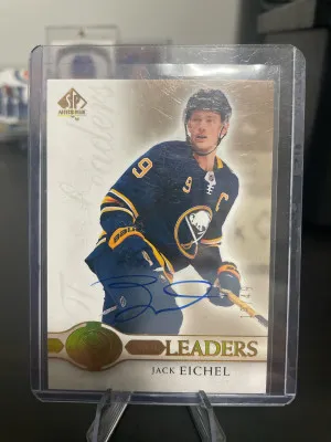 Jack Eichel True Leaders Auto /49 front