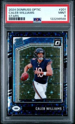 2024 Panini Donruss Optic Caleb Williams Stars front