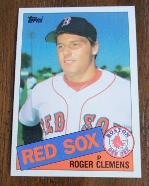 1985 Topps Roger Clemons Rookie front