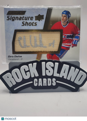 Chris Chelios 2025 Upper Deck Engrained #SS-CC Signature Shots front