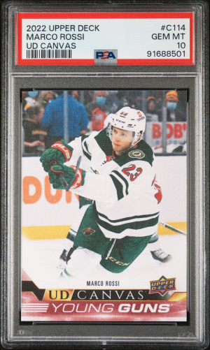 2022 Upper Deck Ud Canvas Marco Rossi Ud Canvas front