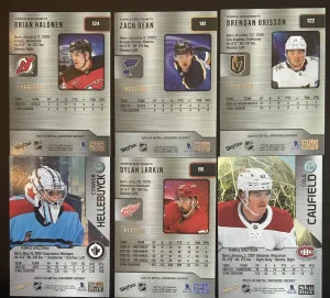 Lot X (6) Skybox Metal Universe Purple Spectrum FX back