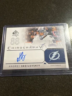 Andrei Vasilevskiy Chirography Auto front