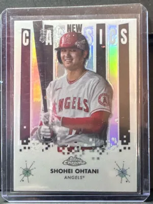 2022 Topps Chrome Shohei Ohtani New Classics Insert NC-6 Los Angeles Angels front