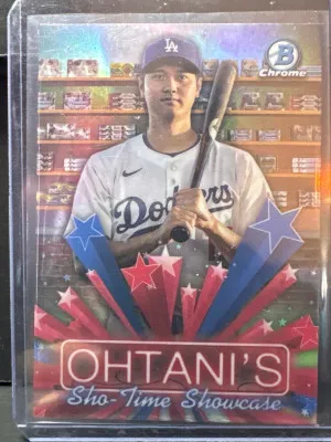 2025 Topps Bowman Chrome - Shohei Ohtani Sho-Time Showcase Hobby Stars #HS-4 front