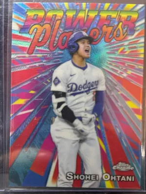 2025 Topps Chrome Power Players Shohei Ohtani #PP-25 Los Angeles Dodgers front