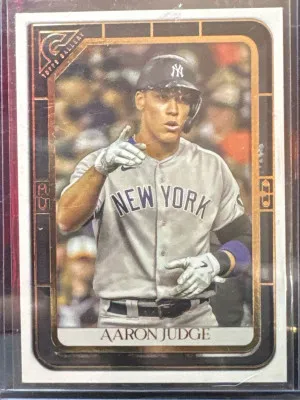 2021 Topps Gallery #115 Aaron Judge New York Yankees front